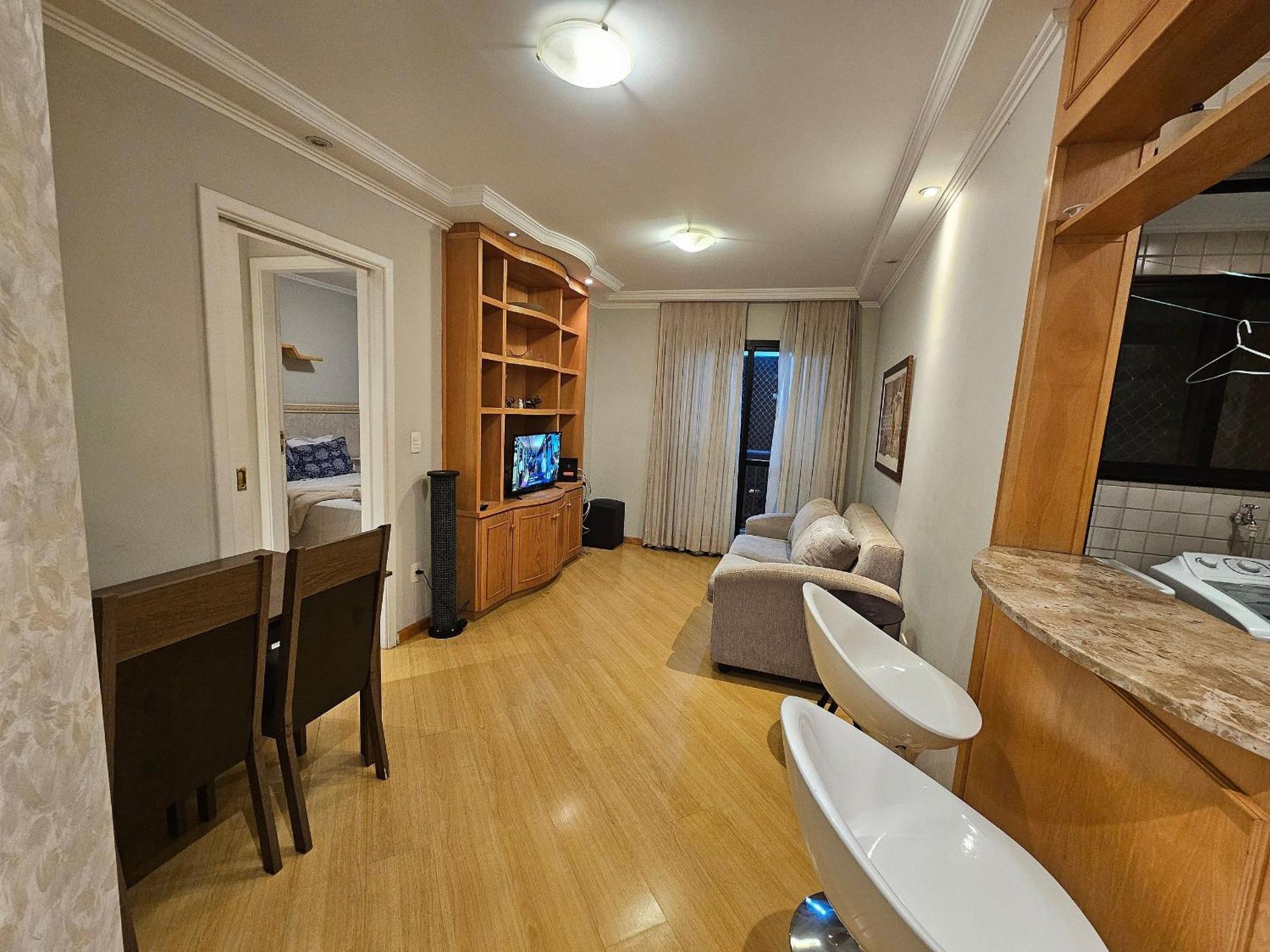 Flat Apart/Hotel Com Uma Suite E Cozinha Completa São Paulo Eksteriør bilde